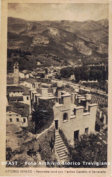 Serravalle, veduta panoramica del borgo